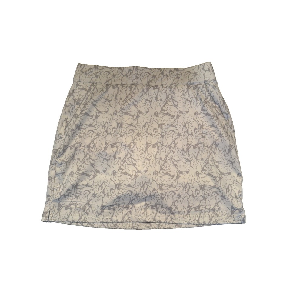 Dunning‎ White Gray Golf Tennis Skort Women's Size Medium